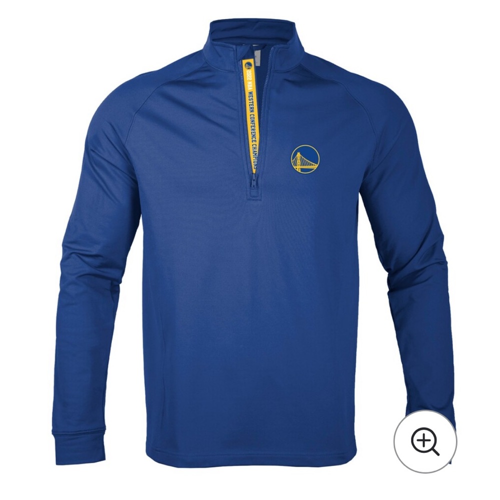 Men's Blue Performance Jacket - Picture 2 of 6